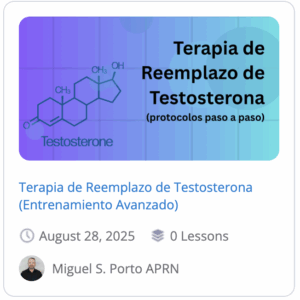 Entrenamiento Avanzado TRT, Peptide Therapy, Weight Loss